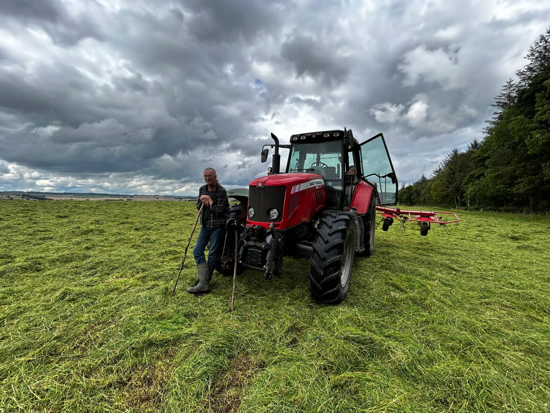 Silage turning