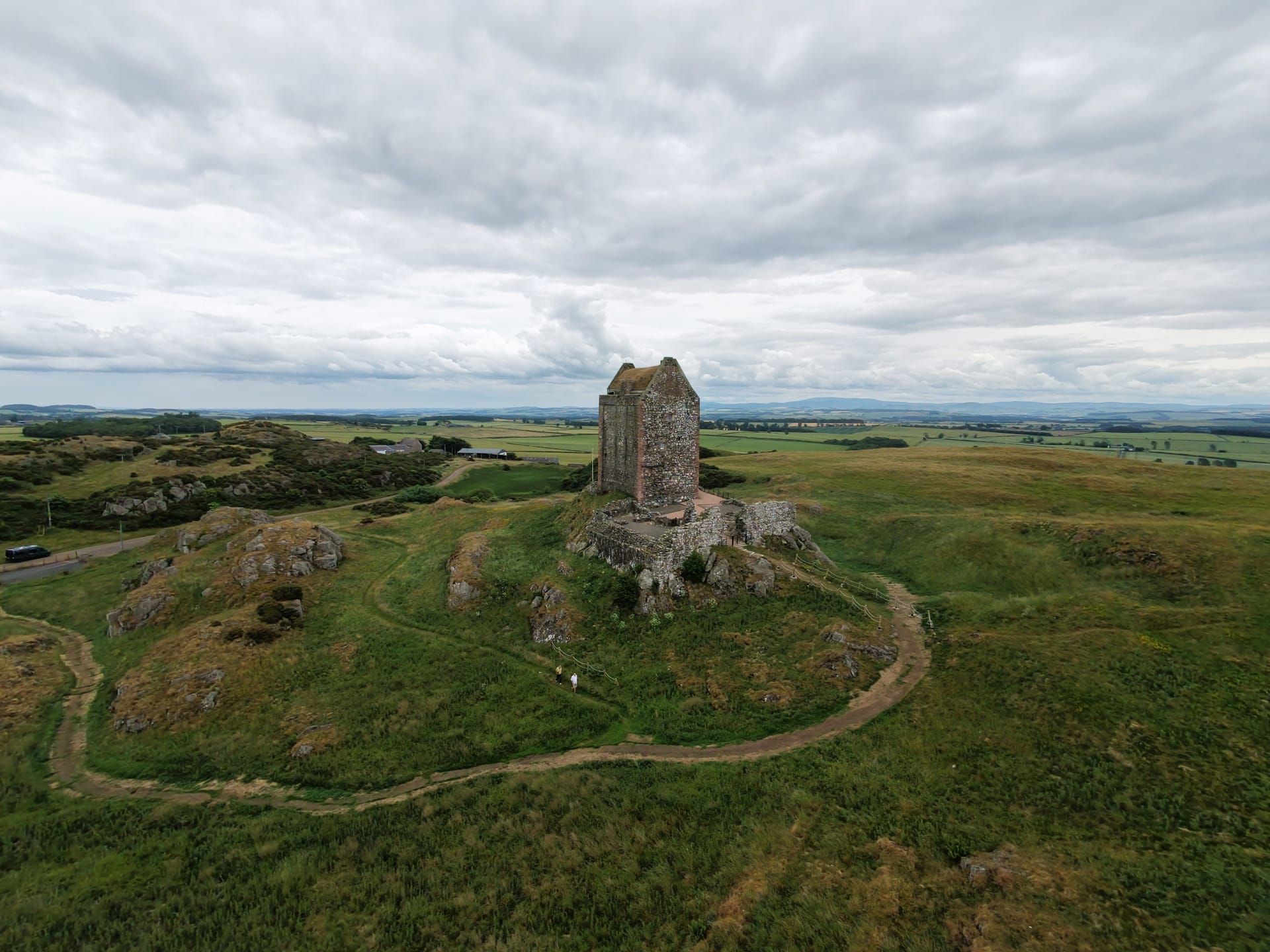 Stark and Upright: A Vigil at Smailholm Tower